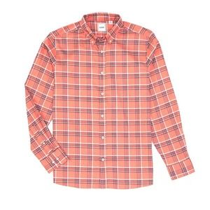 Rowm The Everyday Long Sleeve Plaid Button Down Shirt SZ L